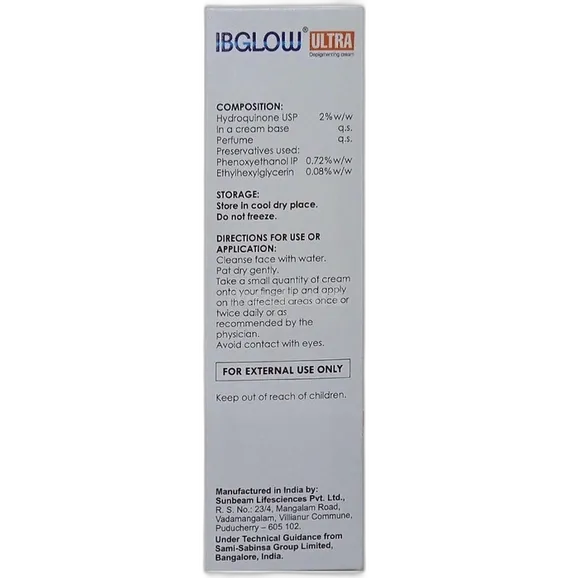 ibglow ultra cream 15 gm